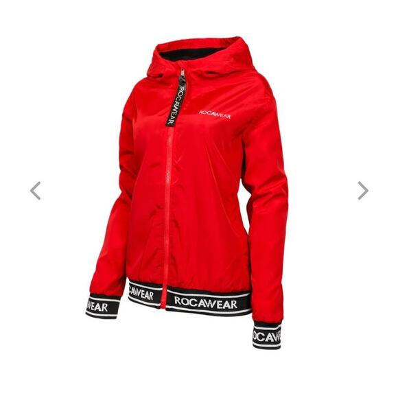 NWT Rocawear Lightweight Hooded Jacket - 2XL / XXL - Red - Picture 1 of 4